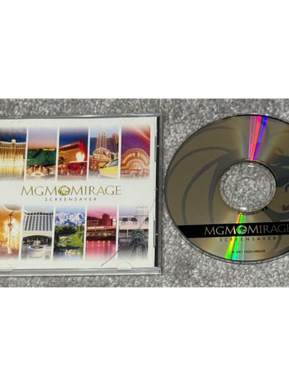 MGM Mirage Screensaver Windows PC Software (2001) Grand Bellagio Treasure Island